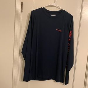 Mens Long Sleeve Performance Shirt Medium Columbia